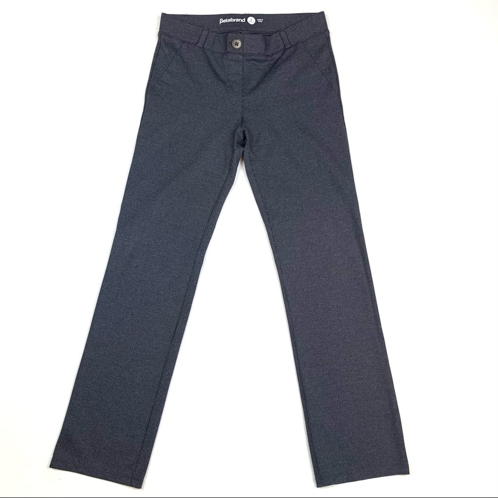 Betabrand straight leg pant yoga pull on trouser